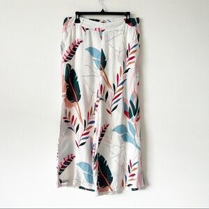 Cynthia Rowley 100% Linen Floral Print Pant